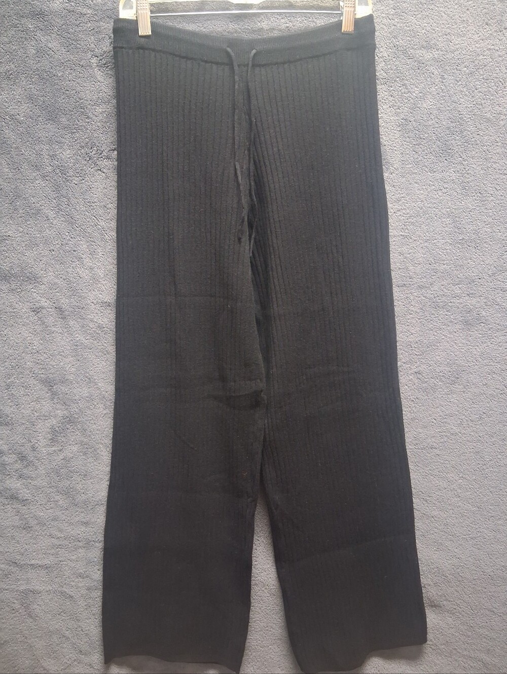 PINK Victorias Secret Black Comfy Sweatpants Sz M NWT